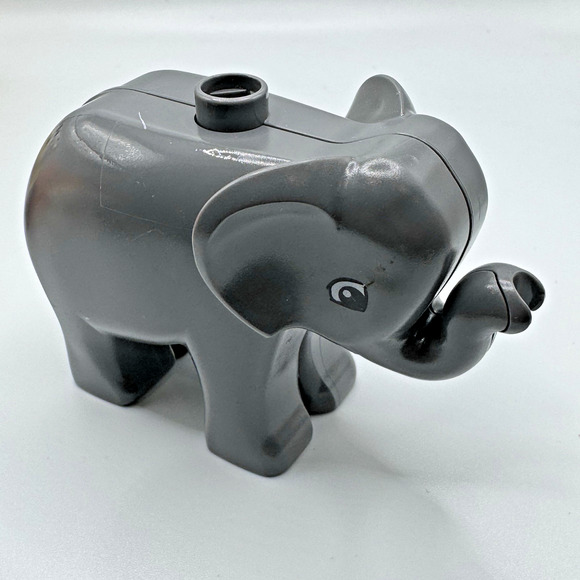 Lego Duplo Animals Lot Set Of 8 Zoo Keeper Cow Giraffe Polar Bear Tiger Pig - Picture 11 of 13